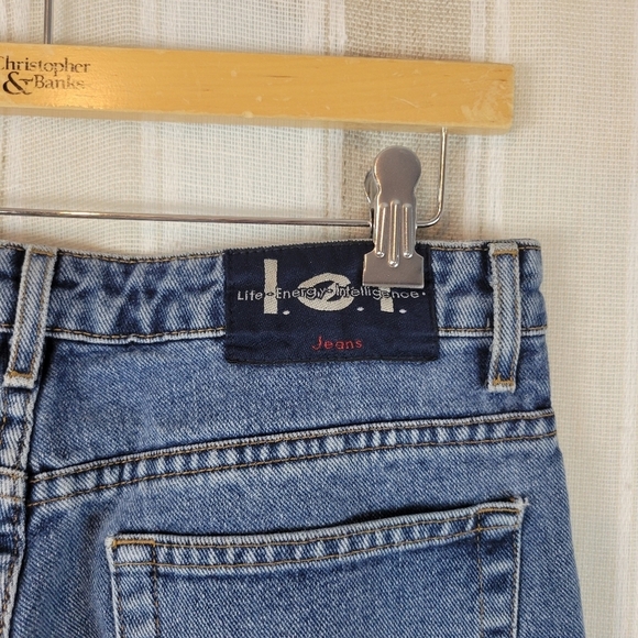 Vintage LEI Mid Rise Bootcut‎ Flare Jeans Size 9 Modern 4 Blue - Picture 9 of 13